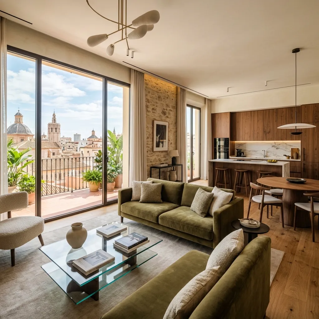 Renovated bedroom — Calle del Mar, Puerto de Sagunto